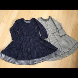 Hanna Anderson Reversible Dresses 4-5
